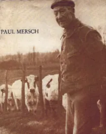 Paul Mersch bij zijn koeien in de weide
